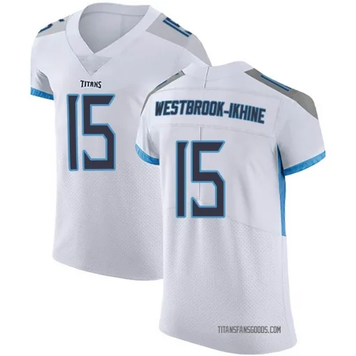 Elite Nick Westbrook-Ikhine Men's Tennessee Titans White Vapor Untouchable  Jersey - Nike