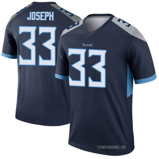 Legend Johnathan Joseph Men's Tennessee Titans Navy Jersey - Nike